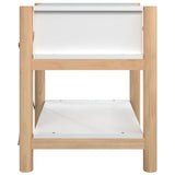 ZNTS Bedside Tables 2pcs White 42x38x45 cm Engineered Wood 345655