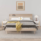 ZNTS Bedside Tables 2pcs White 42x38x45 cm Engineered Wood 345655