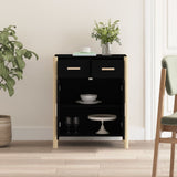 ZNTS Sideboard Black 62x38x75 cm Engineered Wood 345676