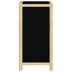 ZNTS Sideboard Black 62x38x75 cm Engineered Wood 345676