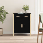 ZNTS Sideboard Black 62x38x75 cm Engineered Wood 345676