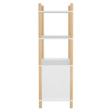 ZNTS Highboard White 80x40x121 cm Engineered Wood 345699