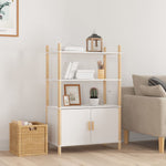 ZNTS Highboard White 80x40x121 cm Engineered Wood 345699