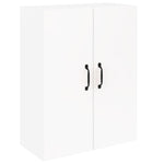 ZNTS Highboard White 69.5x34x180 cm Engineered Wood 3114692