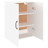 ZNTS Highboard White 69.5x34x180 cm Engineered Wood 3114692
