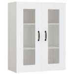 ZNTS Highboard White 69.5x34x180 cm Engineered Wood 3114852