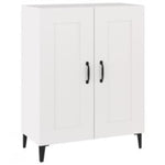 ZNTS Highboard White 69.5x34x180 cm Engineered Wood 3114852