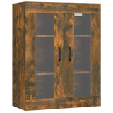 ZNTS Highboard Smoked Oak 69.5x34x180 cm Engineered Wood 3114953