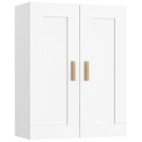 ZNTS Highboard High Gloss White Engineered Wood 3115072