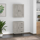ZNTS Highboard Concrete Grey Engineered Wood 3115079