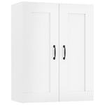 ZNTS Highboard High Gloss White Engineered Wood 3115080
