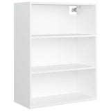 ZNTS Highboard White Engineered Wood 3115148