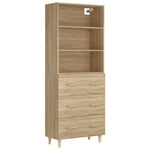 ZNTS Highboard Sonoma Oak Engineered Wood 3115150