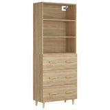 ZNTS Highboard Sonoma Oak Engineered Wood 3115150