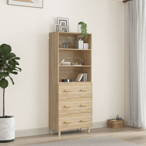 ZNTS Highboard Sonoma Oak Engineered Wood 3115150