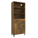 ZNTS Highboard Smoked Oak Engineered Wood 3115193