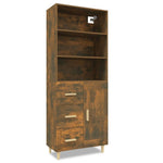ZNTS Highboard Smoked Oak Engineered Wood 3115217