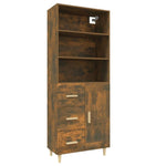 ZNTS Highboard Smoked Oak Engineered Wood 3115217