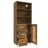 ZNTS Highboard Smoked Oak Engineered Wood 3115217