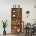 ZNTS Highboard Smoked Oak Engineered Wood 3115217