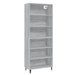 ZNTS Highboard Grey Sonoma Engineered Wood 3115242