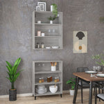 ZNTS Highboard Grey Sonoma Engineered Wood 3115242