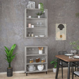 ZNTS Highboard Grey Sonoma Engineered Wood 3115242