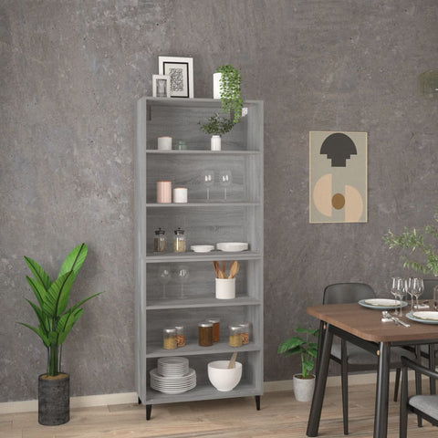 ZNTS Highboard Grey Sonoma Engineered Wood 3115242