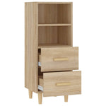 ZNTS Highboard Sonoma Oak 34.5x34x180 cm Engineered Wood 3115374