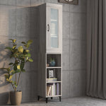 ZNTS Highboard Grey Sonoma 34.5x34x180 cm Engineered Wood 3115402