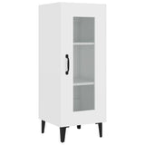 ZNTS Highboard White 34.5x34x180 cm Engineered Wood 3115412