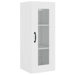 ZNTS Highboard White 34.5x34x180 cm Engineered Wood 3115412
