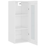 ZNTS Highboard White 34.5x34x180 cm Engineered Wood 3115412
