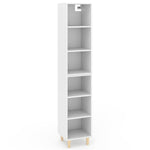 ZNTS Highboard White 34.5x32.5x180 cm Engineered Wood 3115580