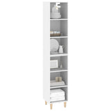 ZNTS Highboard White 34.5x32.5x180 cm Engineered Wood 3115580