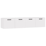 ZNTS Wall Cabinets 2 pcs High Gloss White 60x 36.5x35 cm Engineered Wood 3115640