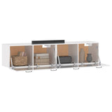 ZNTS Wall Cabinets 2 pcs High Gloss White 60x 36.5x35 cm Engineered Wood 3115640