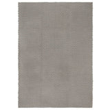 ZNTS Rug Rectangular Grey 80x160 cm Cotton 345120