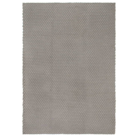 ZNTS Rug Rectangular Grey 80x160 cm Cotton 345120