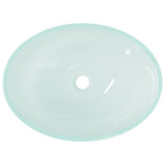 ZNTS Basin Glass 50x37x14 cm Frosted 345243