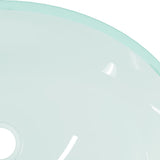 ZNTS Basin Glass 50x37x14 cm Frosted 345243