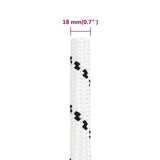 ZNTS Work Rope White 18 mm 100 m Polyester 152788