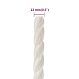 ZNTS Work Rope White 12 mm 500 m Polypropylene 153059