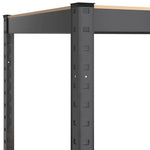 ZNTS 5-Layer Storage Shelf Anthracite Steel&Engineered Wood 152886