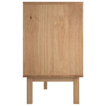 ZNTS Sideboard OTTA 113.5x43x73 cm Solid Wood Pine 348591