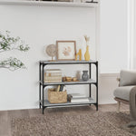 ZNTS Book Cabinet Grey Sonoma 80x33x70.5 cm Engineered Wood and Steel 819340