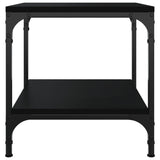 ZNTS Side Tables 2 pcs Black 40x40x40 cm Engineered Wood 819378