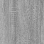 ZNTS Side Tables 2 pcs Grey Sonoma 40x40x40 cm Engineered Wood 819384