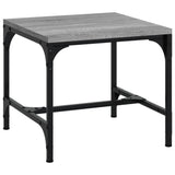 ZNTS Side Tables 2 pcs Grey Sonoma 40x40x35 cm Engineered Wood 819409