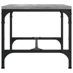 ZNTS Side Tables 2 pcs Grey Sonoma 40x40x35 cm Engineered Wood 819409